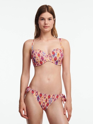 Haut de Bikini armaturé CHANTELLE "Devotion" C12SNK - Ikat Rouge 0TP