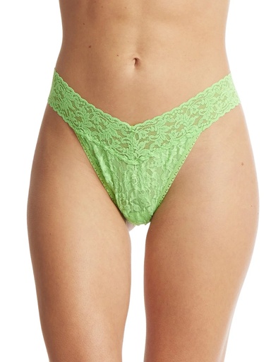 String dentelle stretch HANKY PANKY "Original Rise Thong" 4811P - Kiwi Punch
