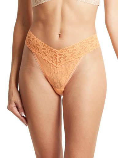 String dentelle stretch HANKY PANKY "Original Rise Thong" 4811P - Florance Orange