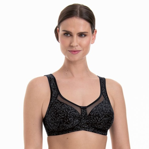 Soutien gorge sans armatures ANITA TOPCOMFORT "Clara Art" 5873 - Noir 001