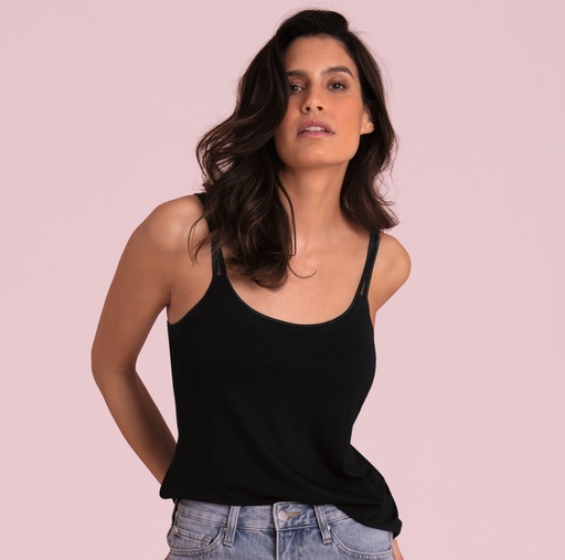 Top avec soutien intégré coques ANITA "Amica" 0640X - Noir 001