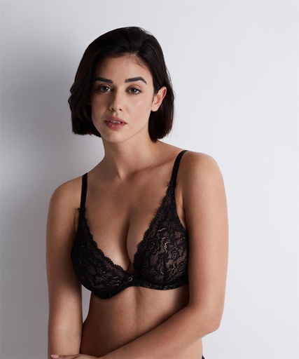 Soutien-gorge triangle avec armatures AUBADE "Rosessence" 2KF12 - Noir BLAK