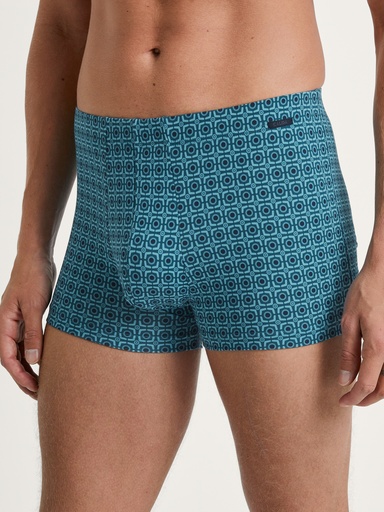 Boxer homme fantaisie coton CALIDA "Grafic Cotton" 26976 - Storm Blue 528
