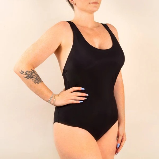 Maillot de bain menstruel MADEMOISELLE CULOTTE "Danaé" - Noir 
