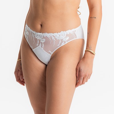 Slip LOUISA BRACQ "Nympha" 530-30 - Blanc BLC