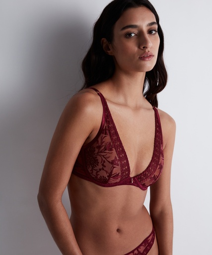 Soutien-gorge triangle avec armatures AUBADE "Magnetic Spell" 2DN12 - Crimson Red CRIM 