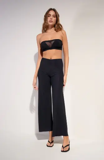 Pantalon Ample PAIN DE SUCRE "Myla 16" - Noir