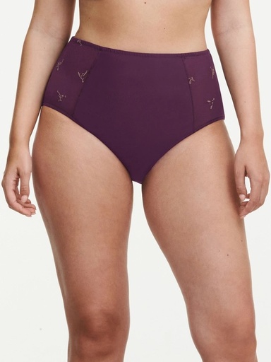 Culotte taille haute CHANTELLE "Every Curve" C16B80 - Aubergine Camaieu 0DM