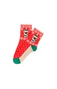 Chaussettes femme fantaisie ARTHUR "Teddy" 1SF - Rouge TEDDH24