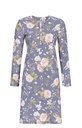 Chemise de nuit avec patte de boutonnage Coton&Modal RINGELLA "Modèle de rose romantique" 4511041 - Fjord Sombre 297 