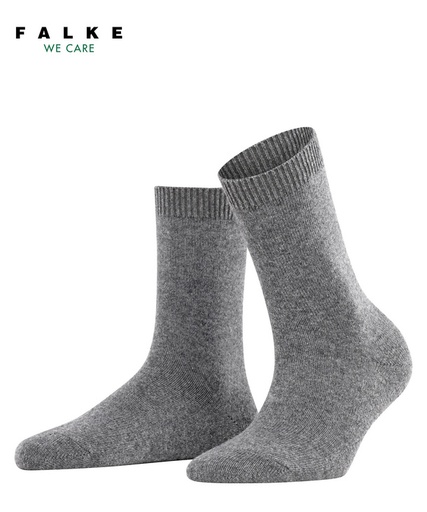Chaussettes dame laine&cachemire FALKE "Cosy Wool" 47050 - Light Greymel 3390