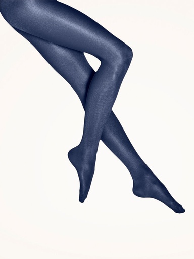 Collant semi-opaque brillant 40 deniers WOLFORD "Neon 40" 14978 - Navy 5452