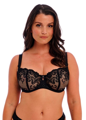 Soutien-gorge avec armatures balconnet FANTASIE "Portia" FL102607 - Noir BLK