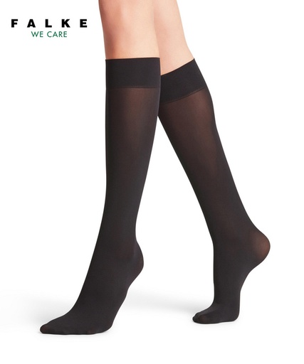 Mi-bas opaque 50 deniers FALKE "Pure Matt 50" 43154 (41715) - Noir 3009