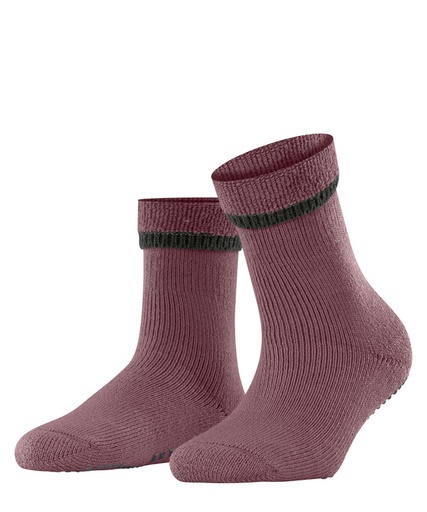 Chaussettes femmes antidérapentes FALKE "Cuddle Pads" 47540 - Roan Rouge 8936