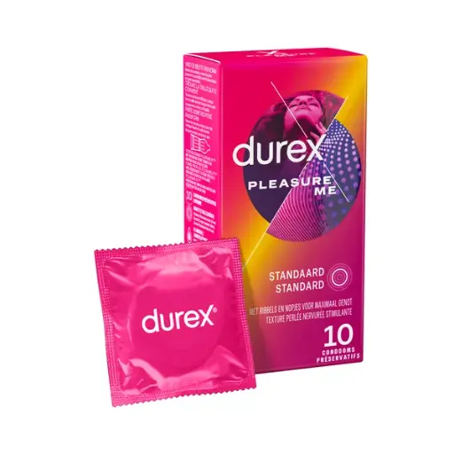 Préservatif DUREX "Pleasure Me" 10 pièces