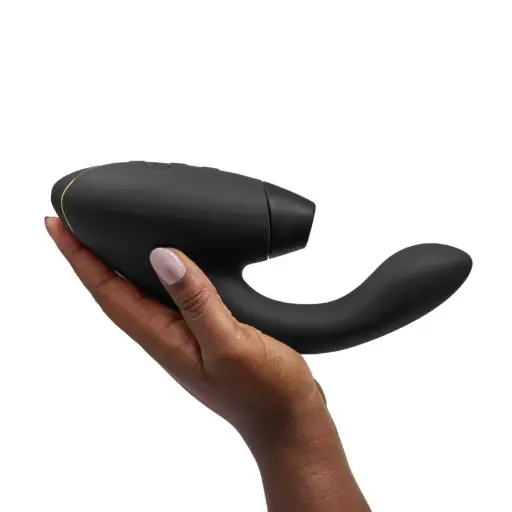 Stimulateur clitoridien et point G WOMANIZER "Duo 2" - Noir
