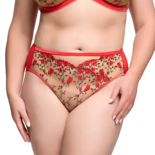 Culotte Taille Haute DITA VON TEESE "Rosewyn" D21044 - Flame 