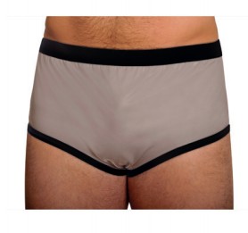 Slip homme anti-fuite importante ACHEL SANTE by LEMAHIEU T0364 - Gris