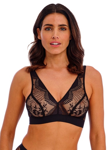 Soutien-gorge brassière sans armature WACOAL "Sensu Lace" WE601203 - Noir BLK 