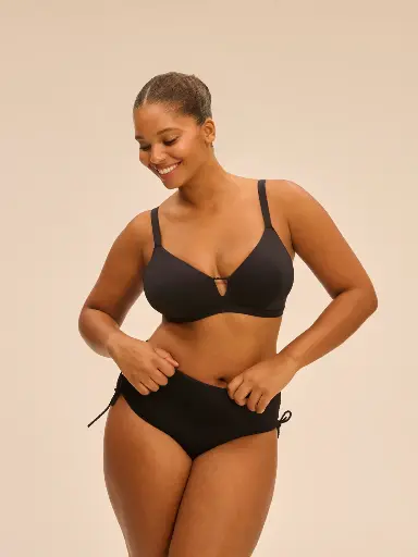 Haut de Bikini Triangle avec armatures cachées SIMONE PERELE "Select" 1EGB42 - Noir 015