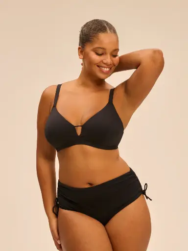 Bas de Bikini culotte taille haute SIMONE PERELE "Select" 1EGB73 -  Noir 015