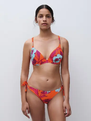 Haut de Bikini armaturé push-up CHANTELLE "Icon" C16VNP - Painted Flowers A01 