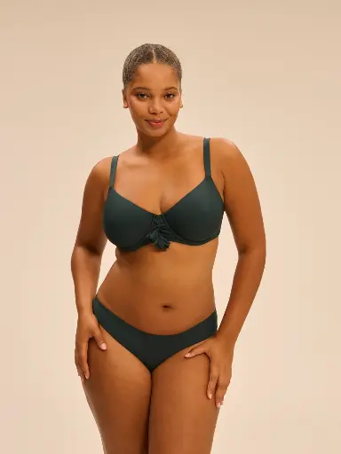 Bas de Bikini culotte SIMONE PERELE "Miracle" 1EHB70 -  Vert Tropical 613