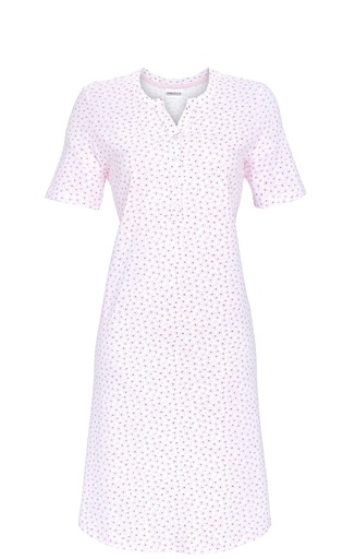 Chemise de nuit avec patte de boutonnage 100% coton RINGELLA "Partenaire bien-être" 5211031 - Oeillet 623