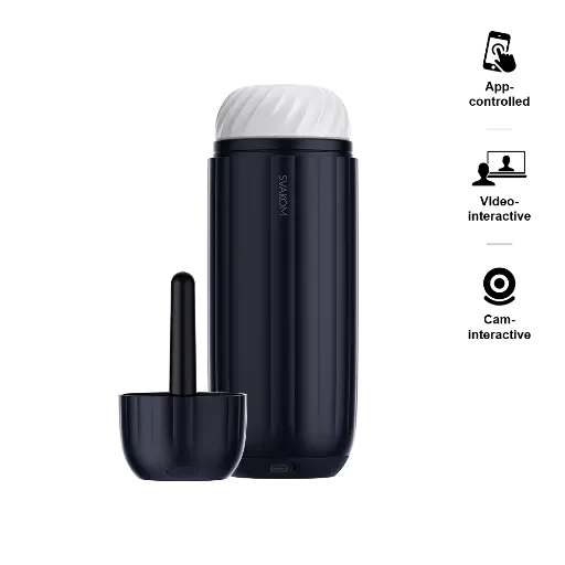 Masturbateur homme télécommandé via app & connection aux films X SVAKOM "Sam Neo 2 Pro"