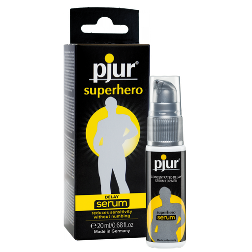 Gel prolonge l'érection et retarde l'éjaculation PJUR "Superhero" PJ12090 - 20ml