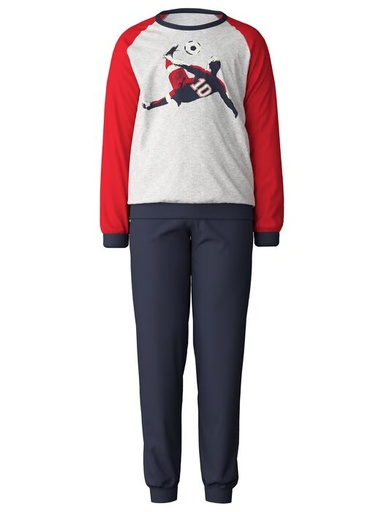 Pyjama garçon 100% Coton CALIDA "Kids Soccer" 57571 - Peacoat Blue 488