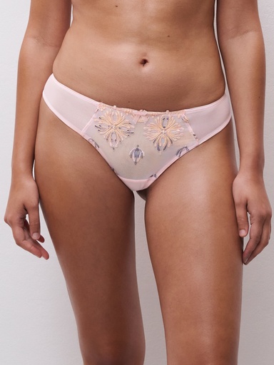 Tanga CHANTELLE "Champs Elysées" C26090 - Beige Rose nymphéa Multico A30
