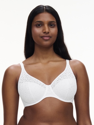 Soutien-gorge armaturé enveloppant CHANTELLE EASY FEEL "Norah" C13F10 - Blanc 010