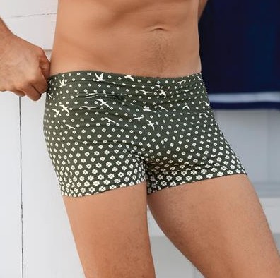 Maillot boxer homme WAVEBREAKER 55303 - Vert Imp. 74