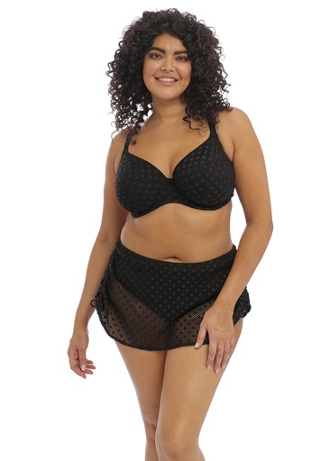 Bas de Bikini slip jupette ELOMI "Bazaruto" ES800683 - Noir BLK
