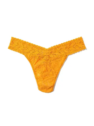 String dentelle stretch HANKY PANKY "Original Rise Thong" 4811P - Tuscan Sun Orange TUSO