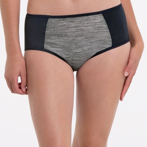 Shorty de sport respirant taille haute ANITA ACTIVE "Panalp Wool"1656 - Anthracite Mélange 472