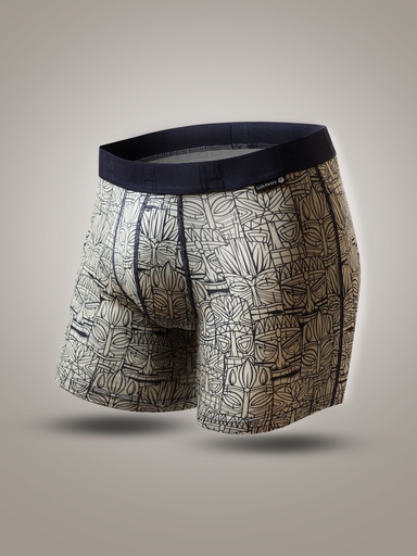 Boxer homme modal avec maintien intérieur LOIC HENRY "Graphic" KBD010U - Totem
