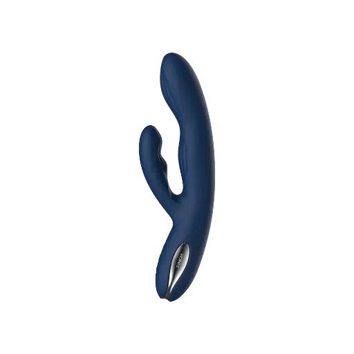 Vibromasseur double stimulation & tête pulsée au point G SVAKOM "Aylin" - Bleu Foncé