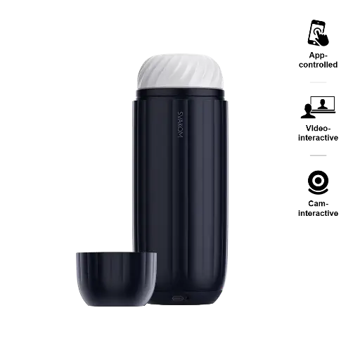 Masturbateur homme contrôlé via app & connection aux films X SVAKOM "Sam Neo 2" 