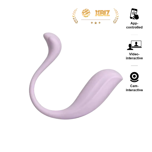 Œuf vibrant controlé via app & connection aux films X SVAKOM "Phoenix Neo 2" - Lavande