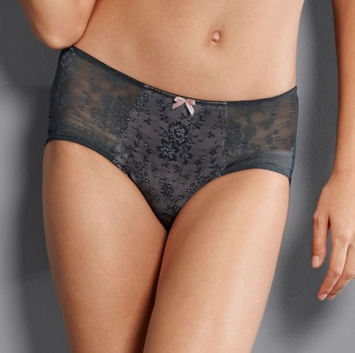 Culotte haute ANITA ROSA FAIA "Fleur" 1355 - Athracite 408