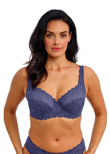 Soutien-gorge avec armatures classique WACOAL "Eglantine" WEBFA662 - DArk Azure DAU