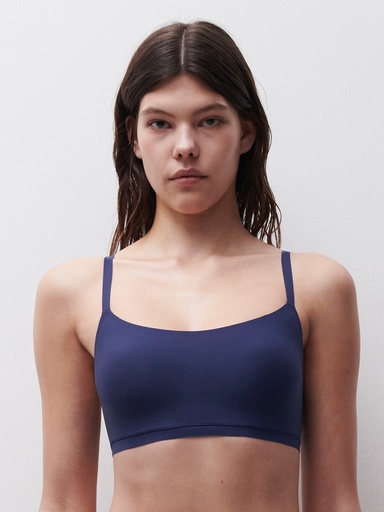 Brassière à coques stretch invisible CHANTELLE "SoftStretch" C16A20 - Bleu Outremer 023
