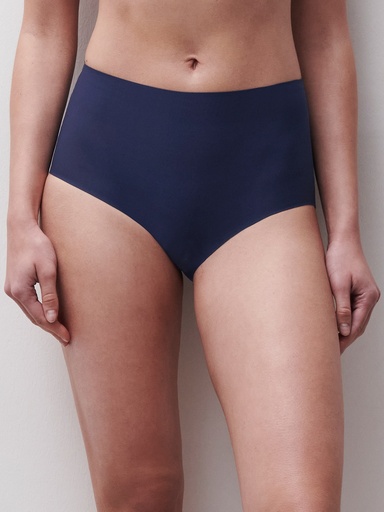 Culotte taille haute invisible TU CHANTELLE "SoftStretch" C26470 - Bleu Outremer 023