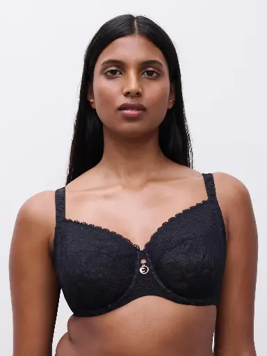 Soutien-gorge armaturé enveloppant CHANTELLE "Sublime" C19WMU - Noir 011