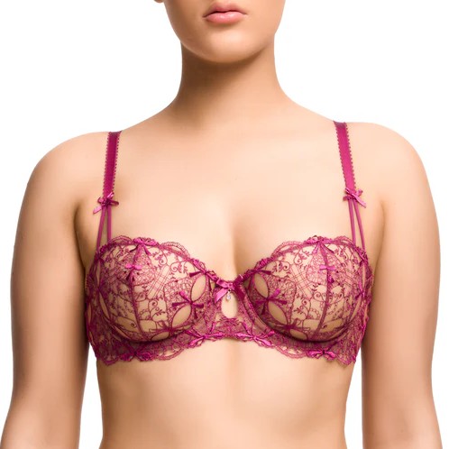 Soutien-gorge armaturé DITA VON TEESE "Harlow" D59062 - Pinot Noir 