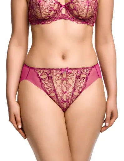 Culotte haute DITA VON TEESE "Harlow" D21062 - Pinot Noir
