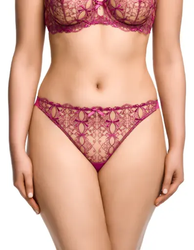 String DITA VON TEESE "Harlow" D23062 - Pinot Noir